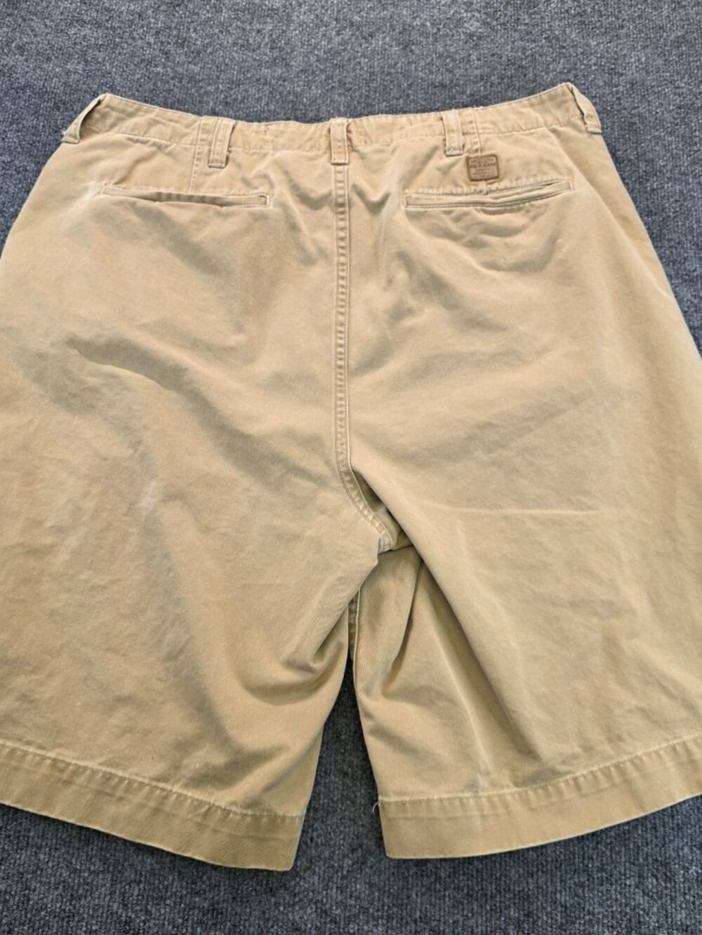 Polo Jeans Co. Ralph Lauren Denim Shorts 38 Beige Streetwear Casual Retro - Picture 6 of 9